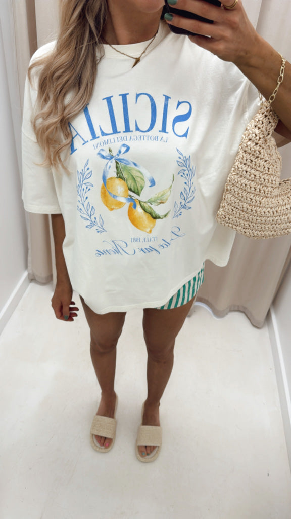 SICILIA LEMON GRAPHIC T-SHIRT
