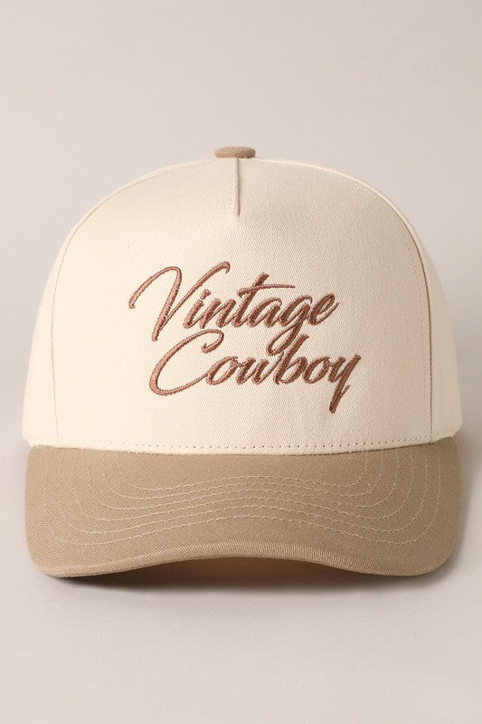VINTAGE COWBOY HAT | BEST SELLER | (BEIGE)