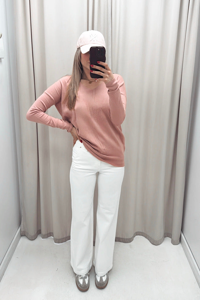 NEW LAYLA SWEATER (ROSE) | BEST SELLER