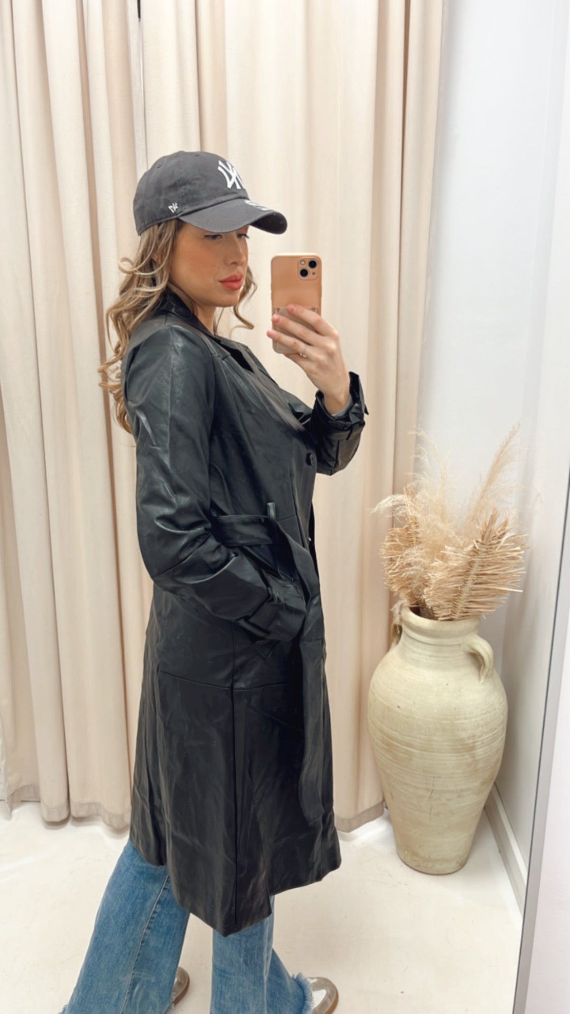 NEW NATALIA TRENCH COAT (BLACK)