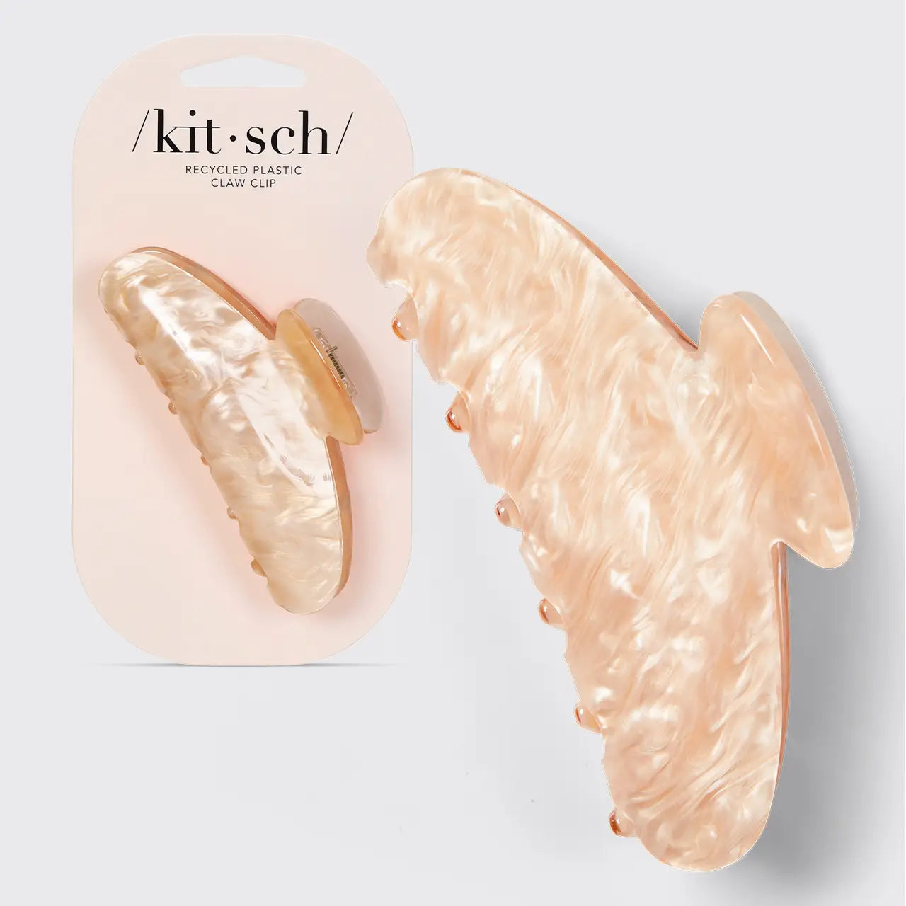 NEW MARBLE HAIR CLIP BLONDE| KITSCH