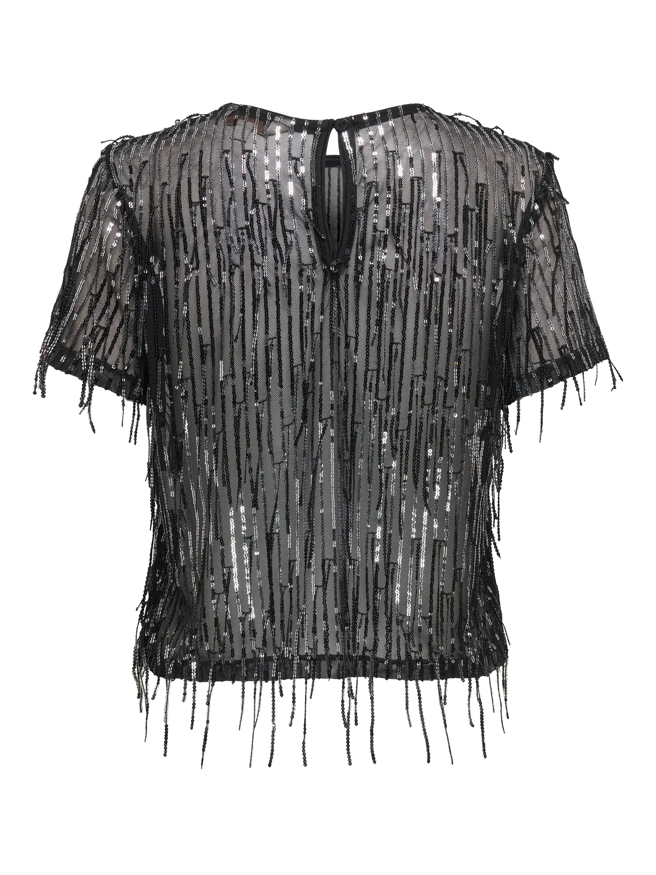 SPACY SS SEQUINS TOP WVN | ONLY