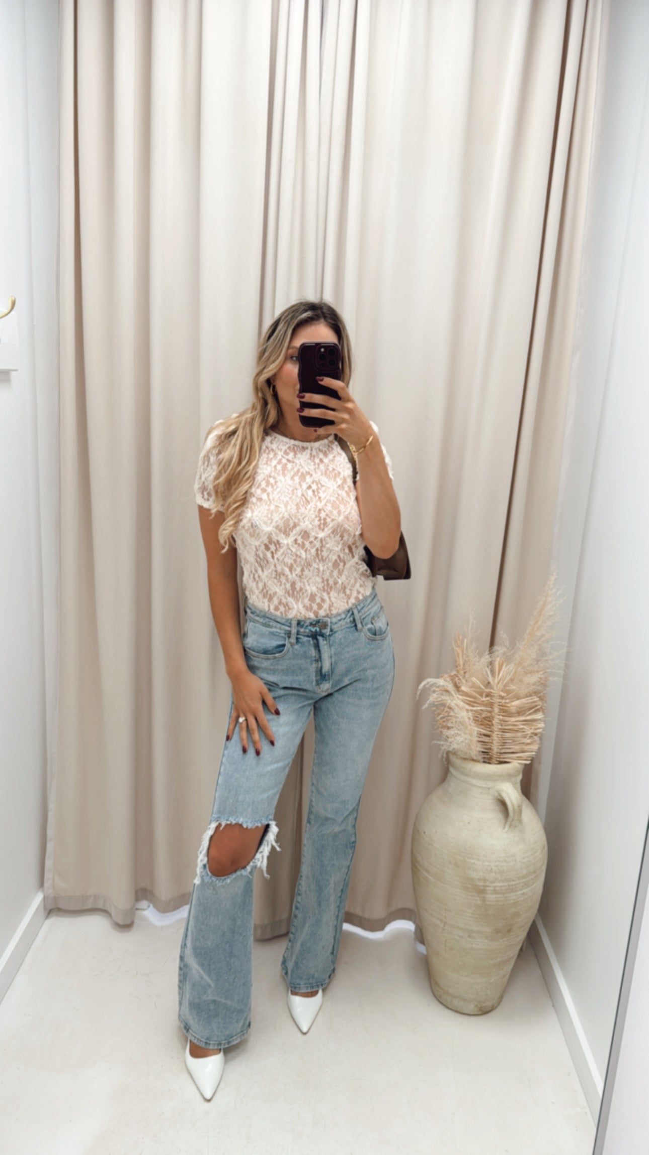 OLA LACE T-SHIRT TOP