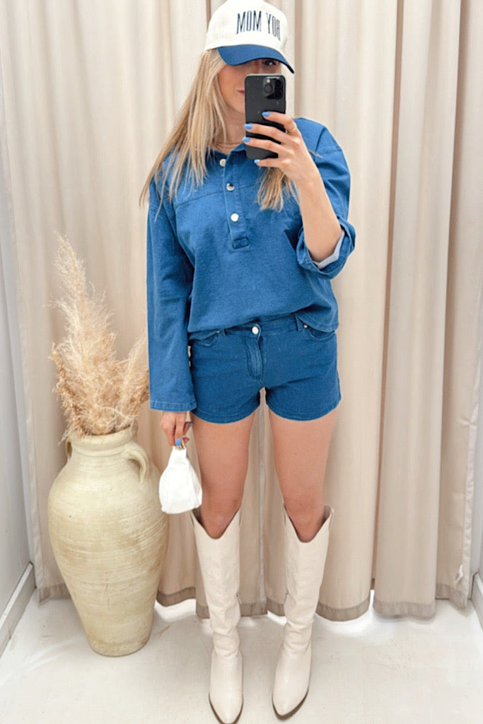 NEW BETHANY TWO PIECE SHORT SET