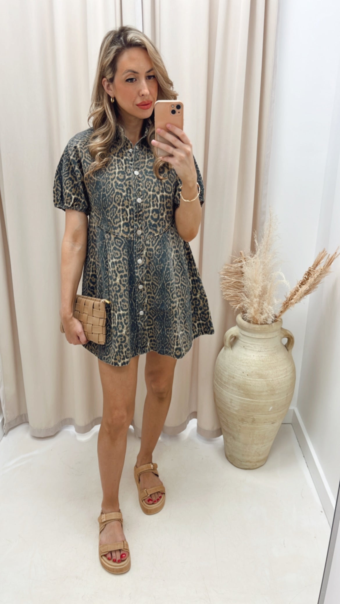 NEW JAYCE FIT & FLARE MINI DRESS