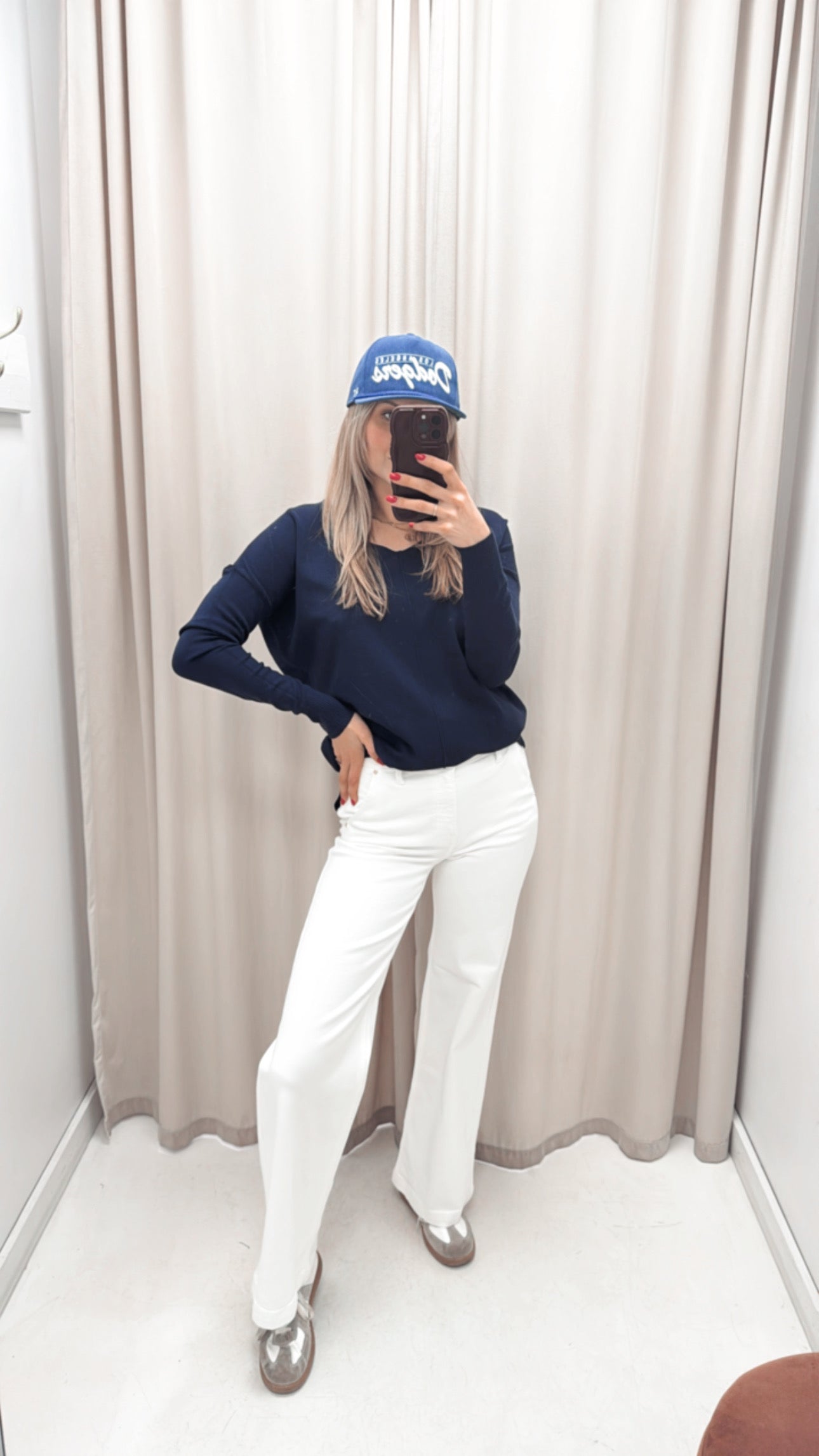 NEW LAYLA SWEATER (NAVY) | BEST SELLER