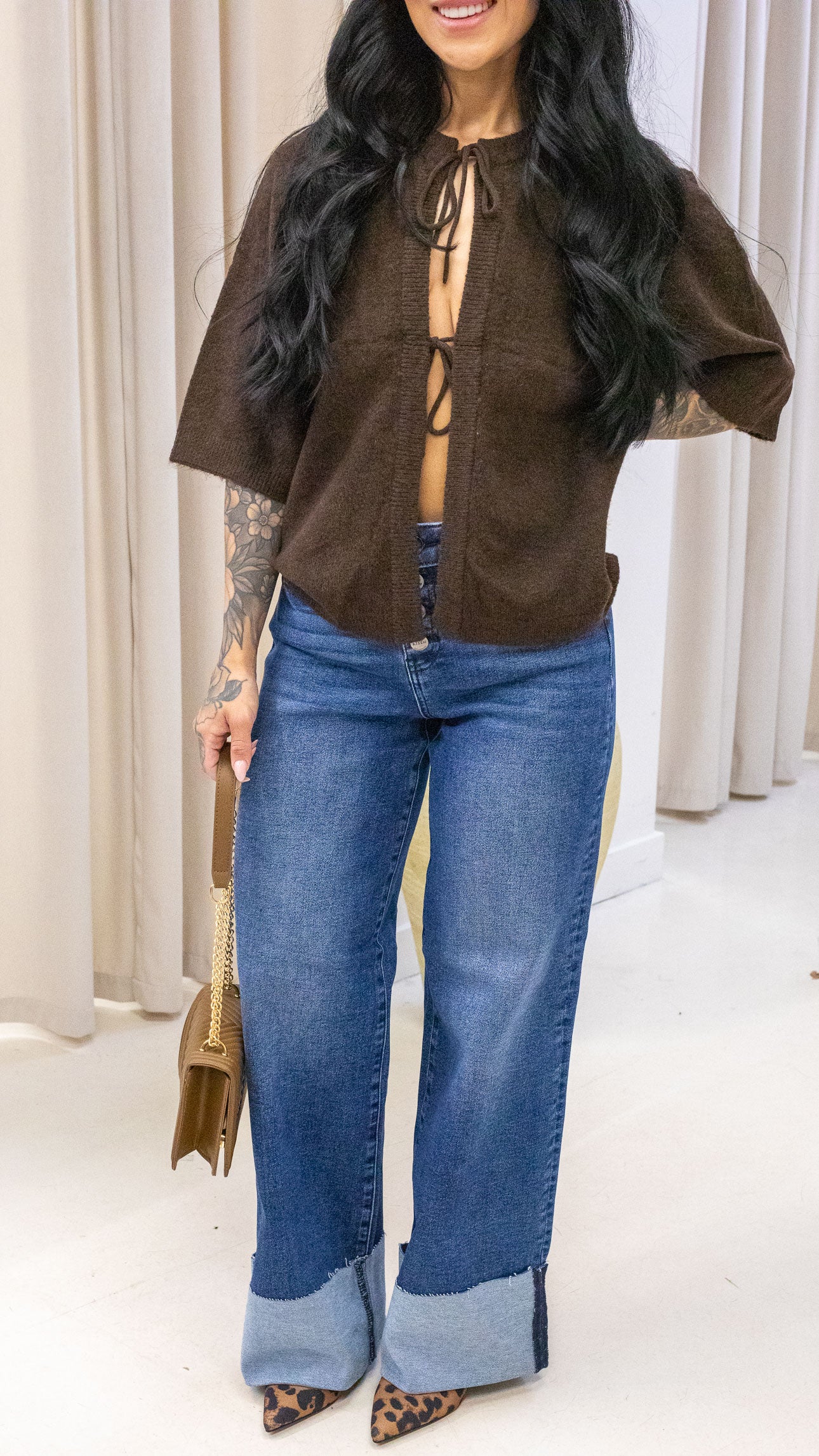 ASHYTON WIDE LEG CUFFED HEM