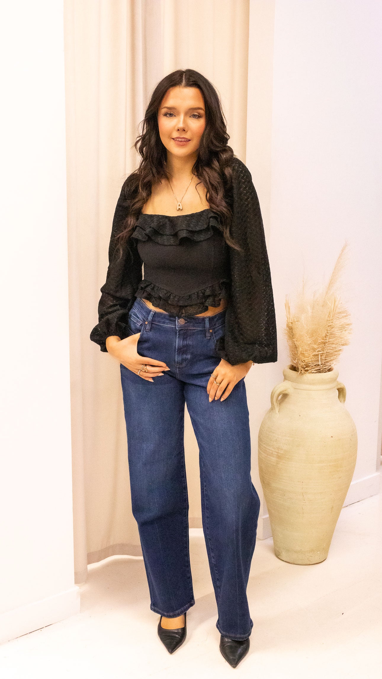 KALI CORSET TOP (BLACK)