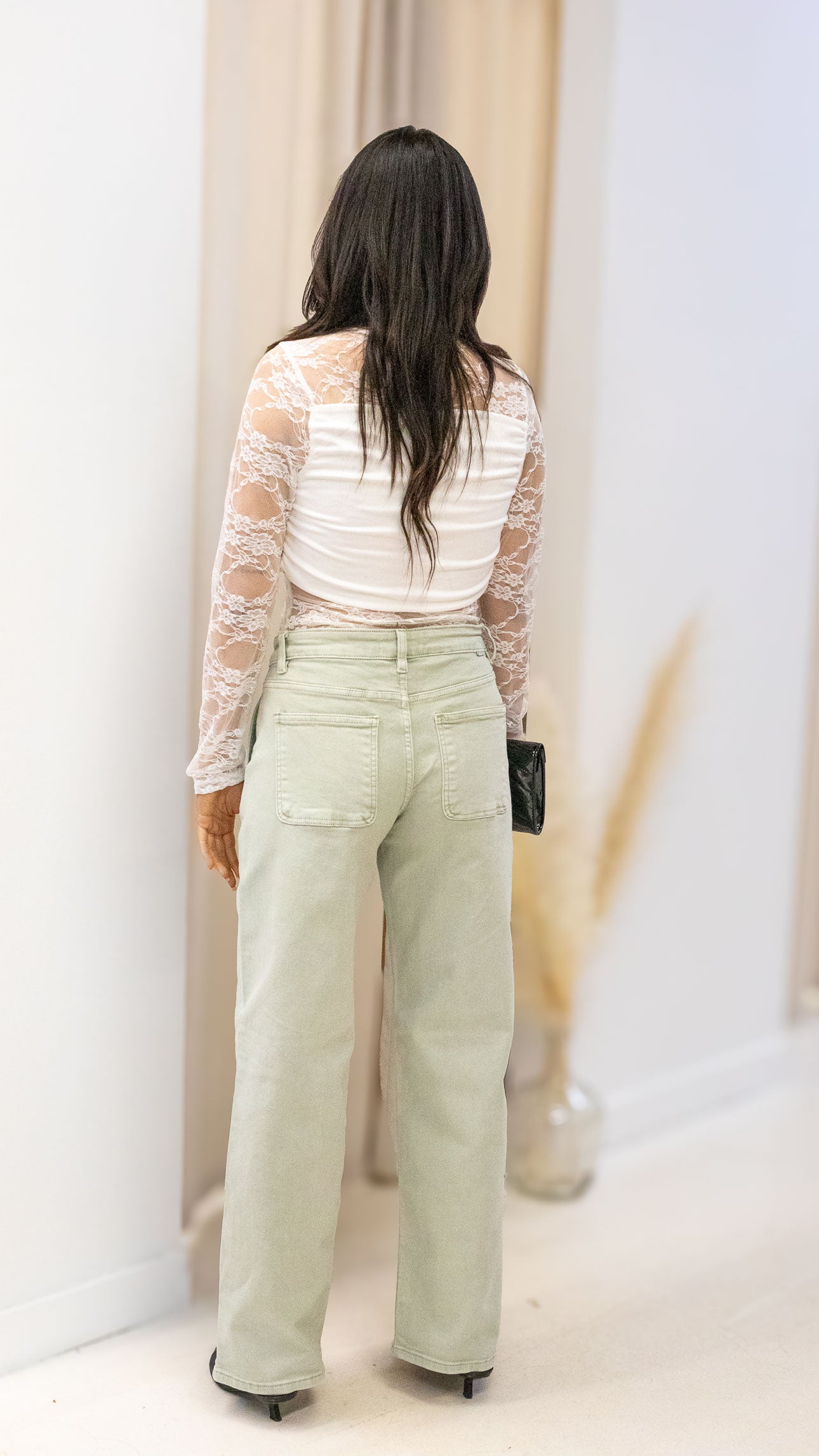 SAGE TUMMY CONTROL SLOUCHY ANKLE BAGGY PANTS