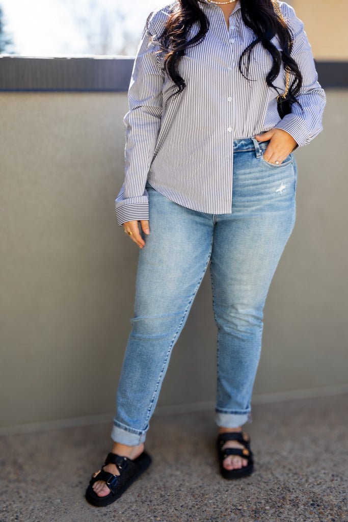 NEW PRIA PINCH SKINNY JEAN (LIGHT WASH)