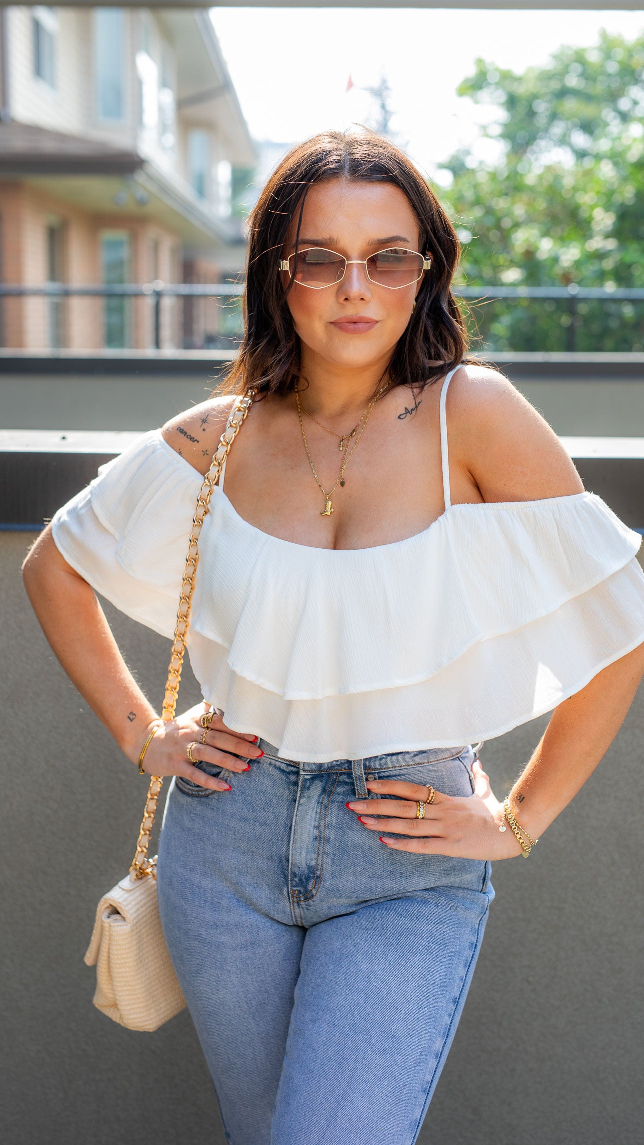 BILLY OFF SHOULDER CROP TOP
