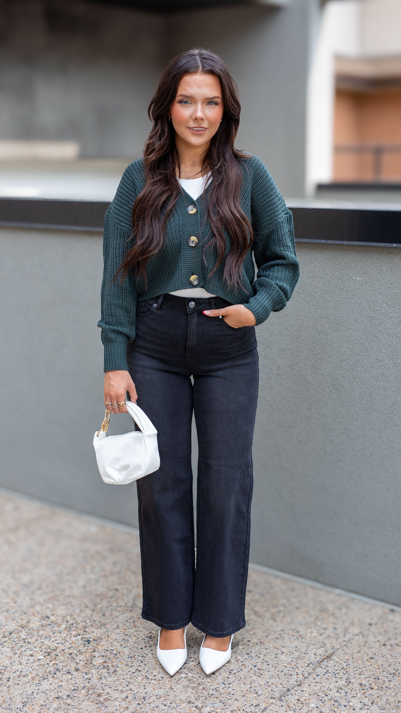 CAROL CARDIGAN (GREEN) | ONLY