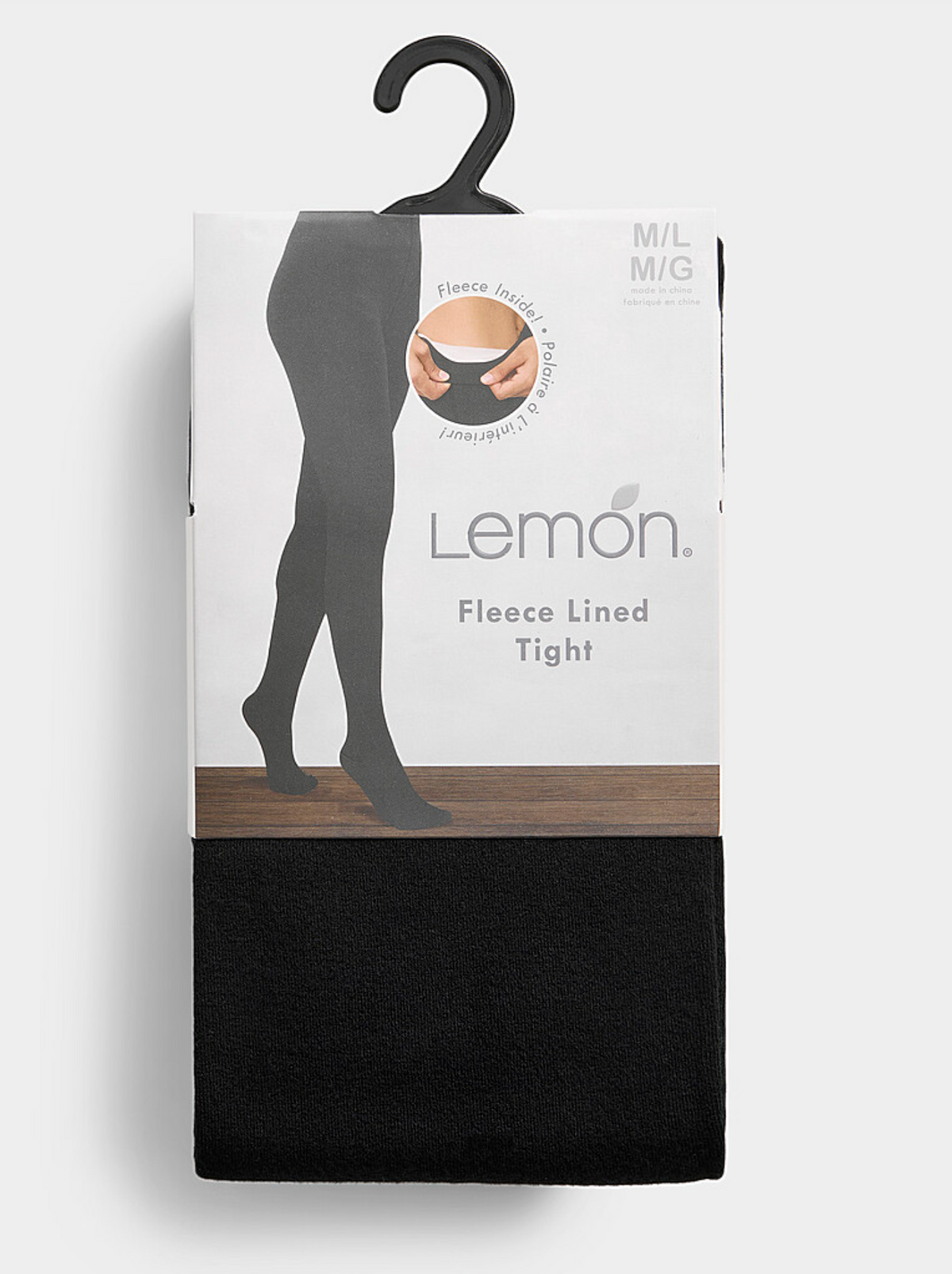 FLEECE LINED TIGHTS (BLACK)
