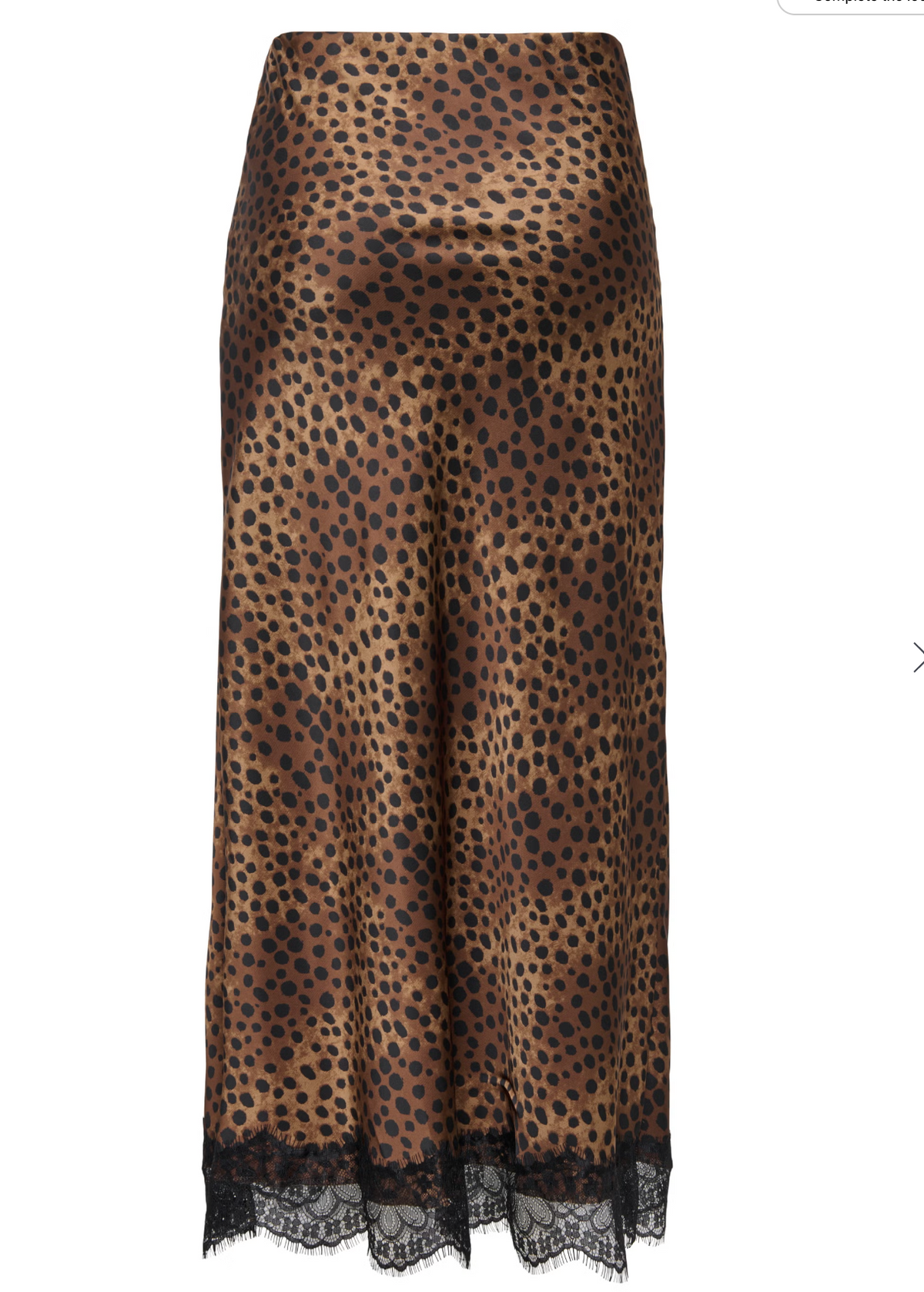 MENUS LONG LACE SKIRT (ANIMAL PRINT) | ONLY