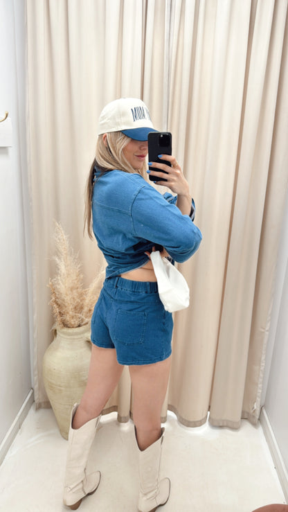 NEW BETHANY TWO PIECE SHORT SET