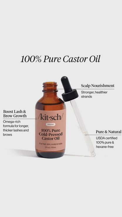 100% CASTOR OIL - 2OZ | KITSCH