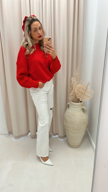BOBBIE SWEATER (RED)