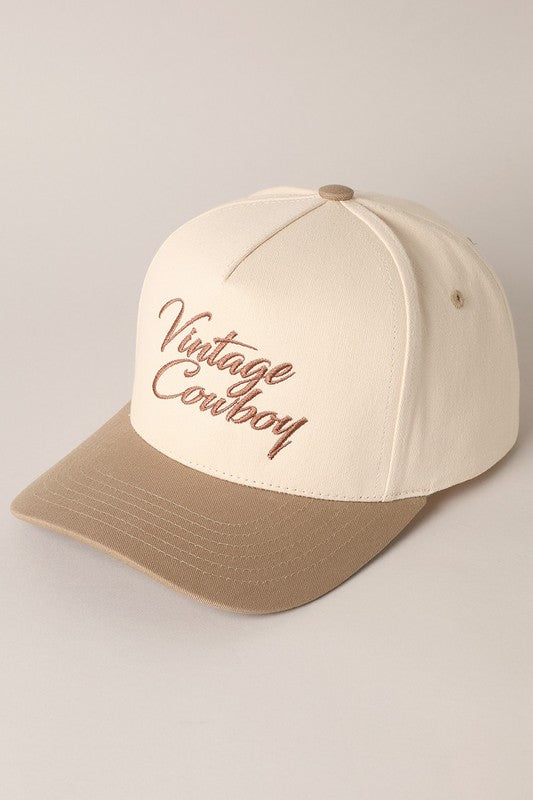 VINTAGE COWBOY HAT | BEST SELLER | (BEIGE)