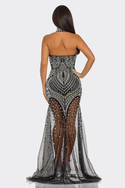 MESH MERMAID GOWN - BANJUL