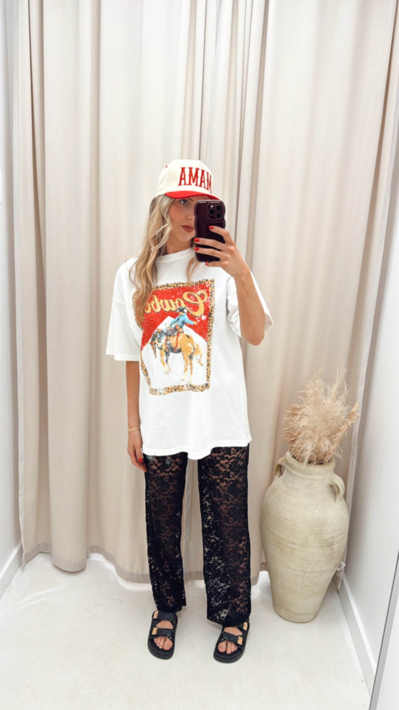 NEW PORTIA LACE PANT (BLACK)