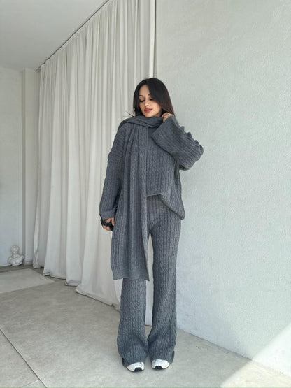 BELLA CABLE KNIT | 3 PIECE SET