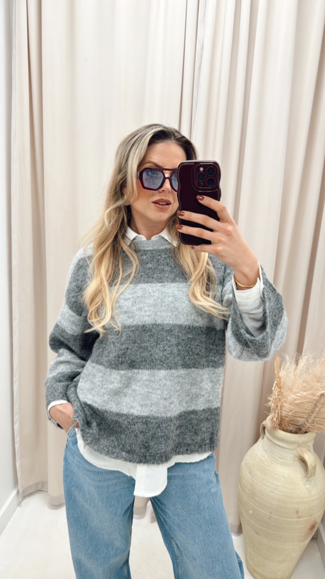 SUTTON STRIPED SWEASTER | NOISY MAY