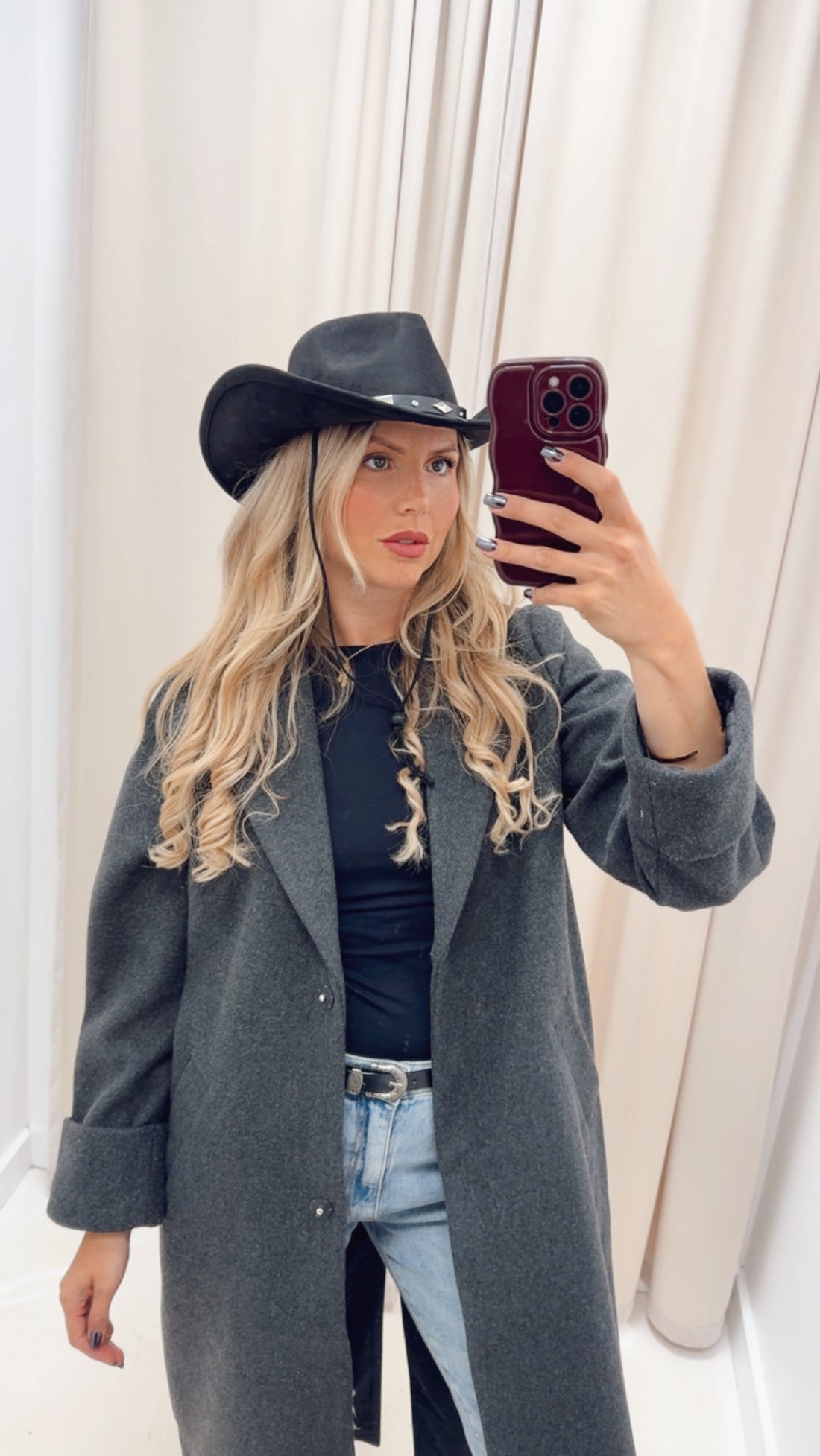 SARAH COWBOY HAT | BLACK