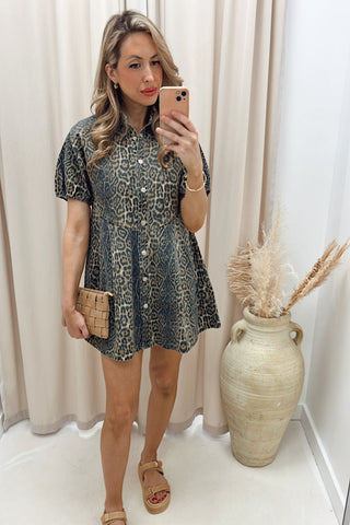 NEW JAYCE FIT & FLARE MINI DRESS