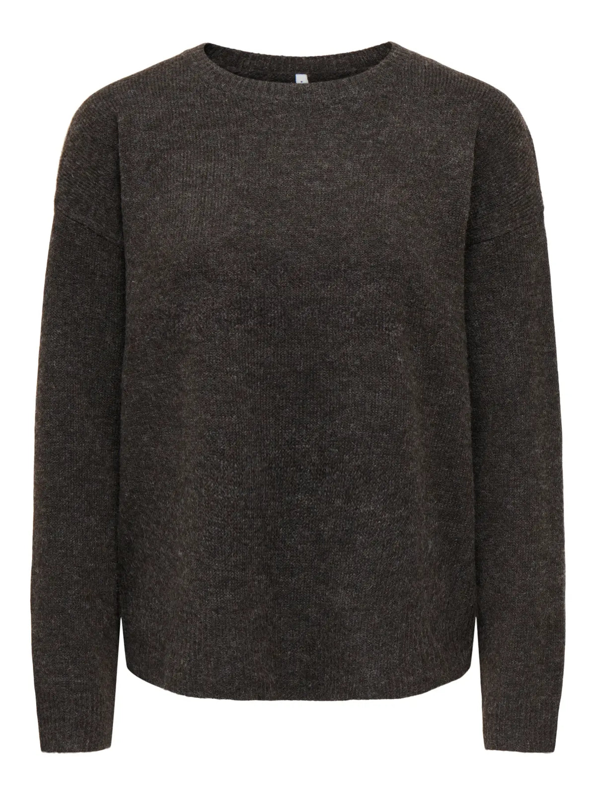 OLIVIA CREW NECK SWEATER | ONLY (BROWN)