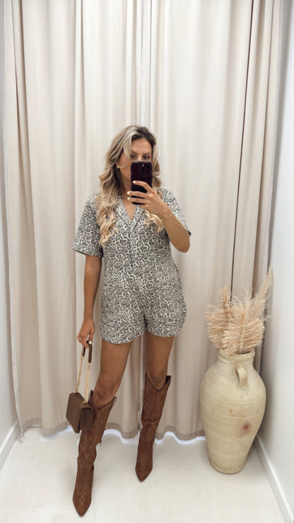 FLEMMING ANIMAL PRINT ROMPER