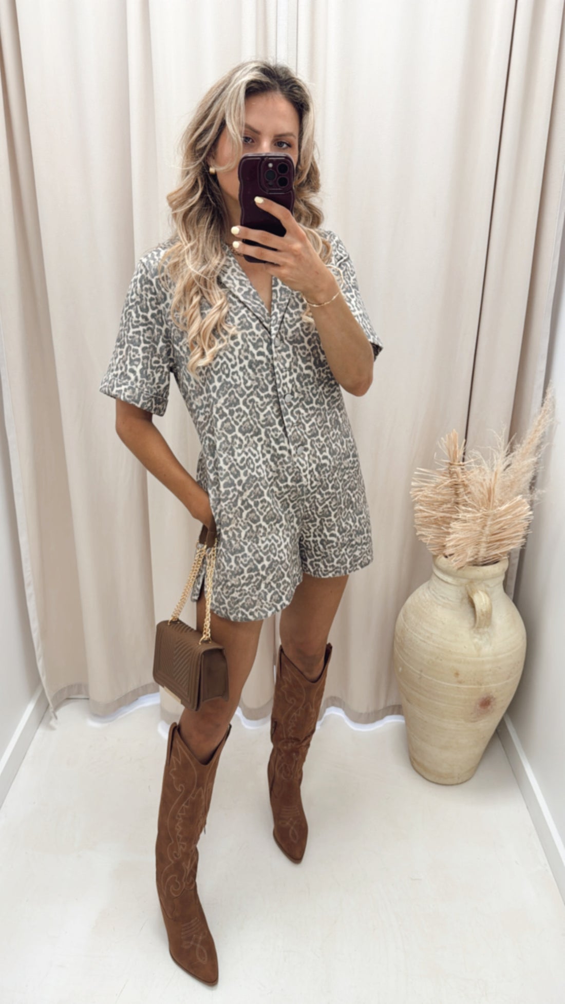 FLEMMING ANIMAL PRINT ROMPER