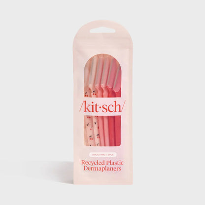 RECYCLED PLASTIC DERMAPLANERS 6 PC SET ASSTED CHERRY BLOSSOM | KITSCH