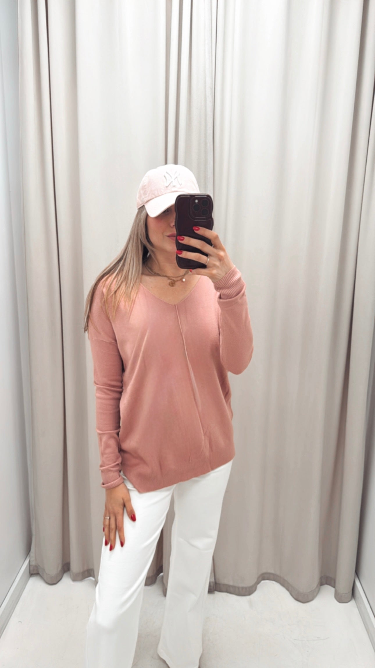 NEW LAYLA SWEATER (ROSE) | BEST SELLER