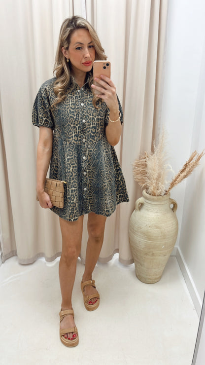 NEW JAYCE FIT &amp; FLARE MINI DRESS