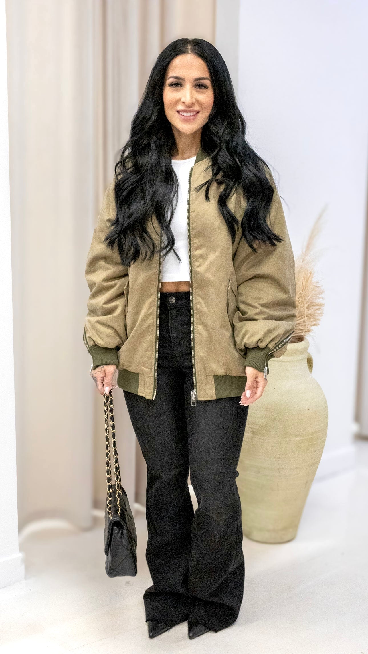 HYFVE GREEN BOMBER JACKET