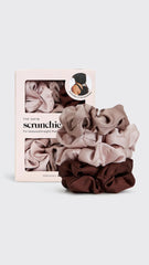 SATIN SLEEP SCRUNCHIES 5 PC CAMEO | KITSCH