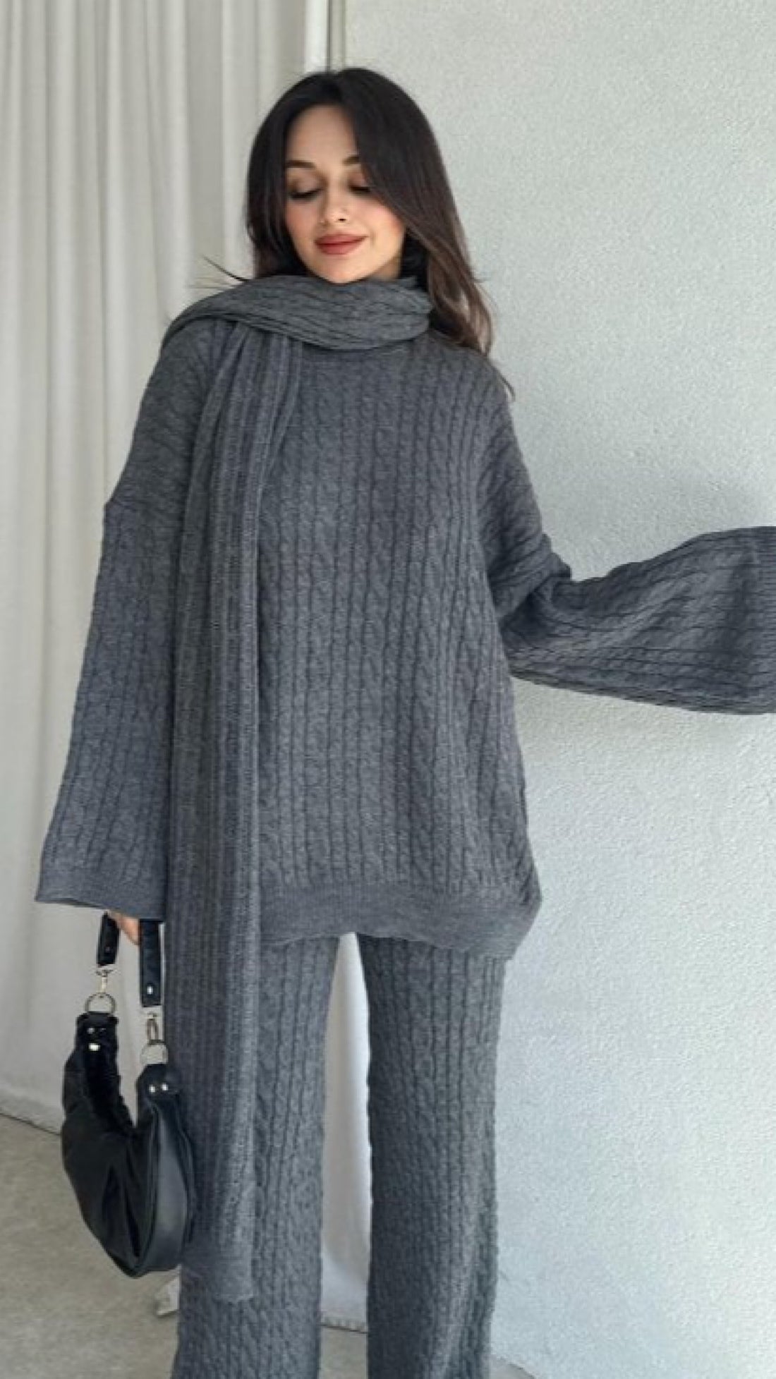 BELLA CABLE KNIT | 3 PIECE SET