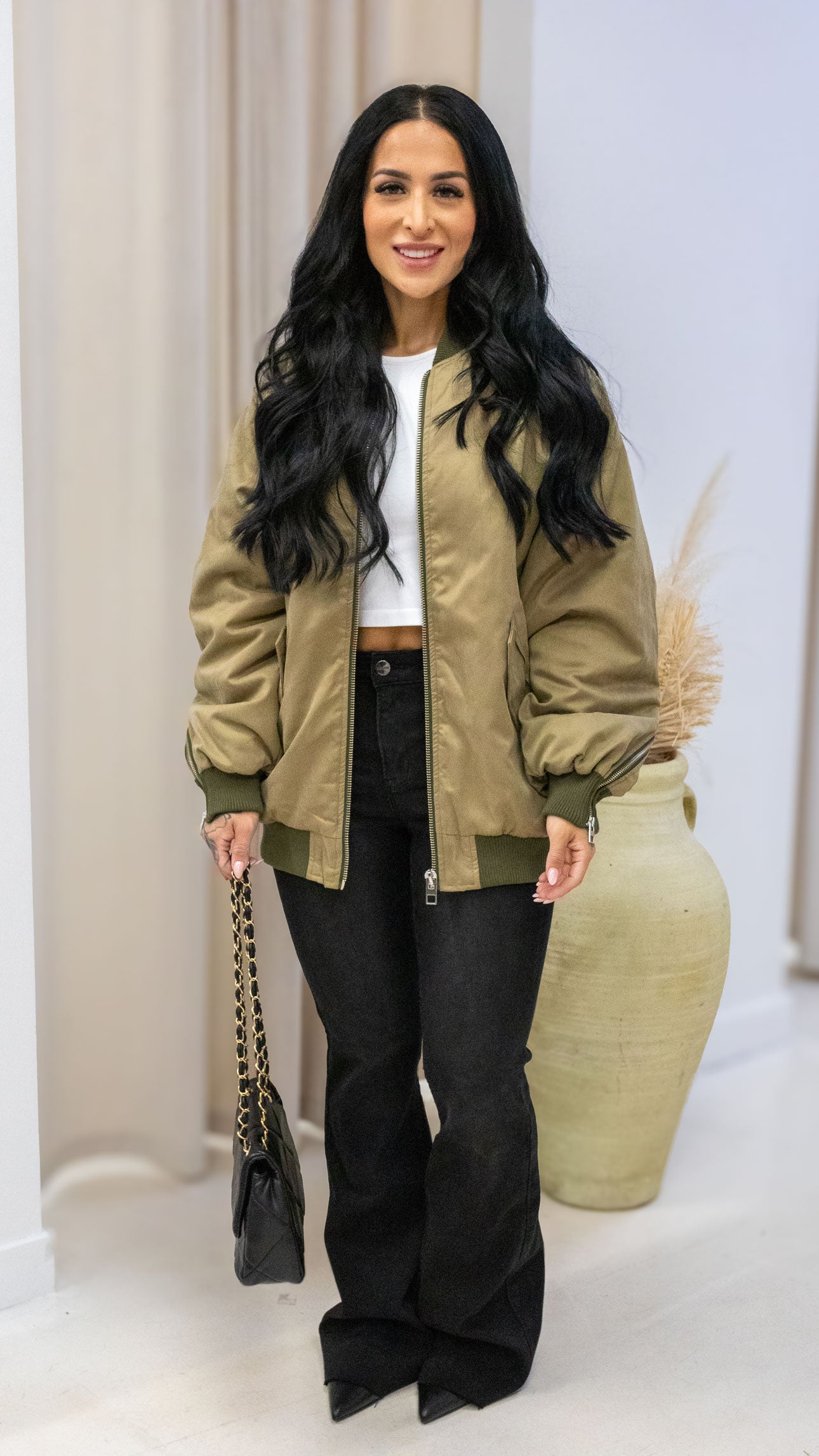 HYFVE GREEN BOMBER JACKET