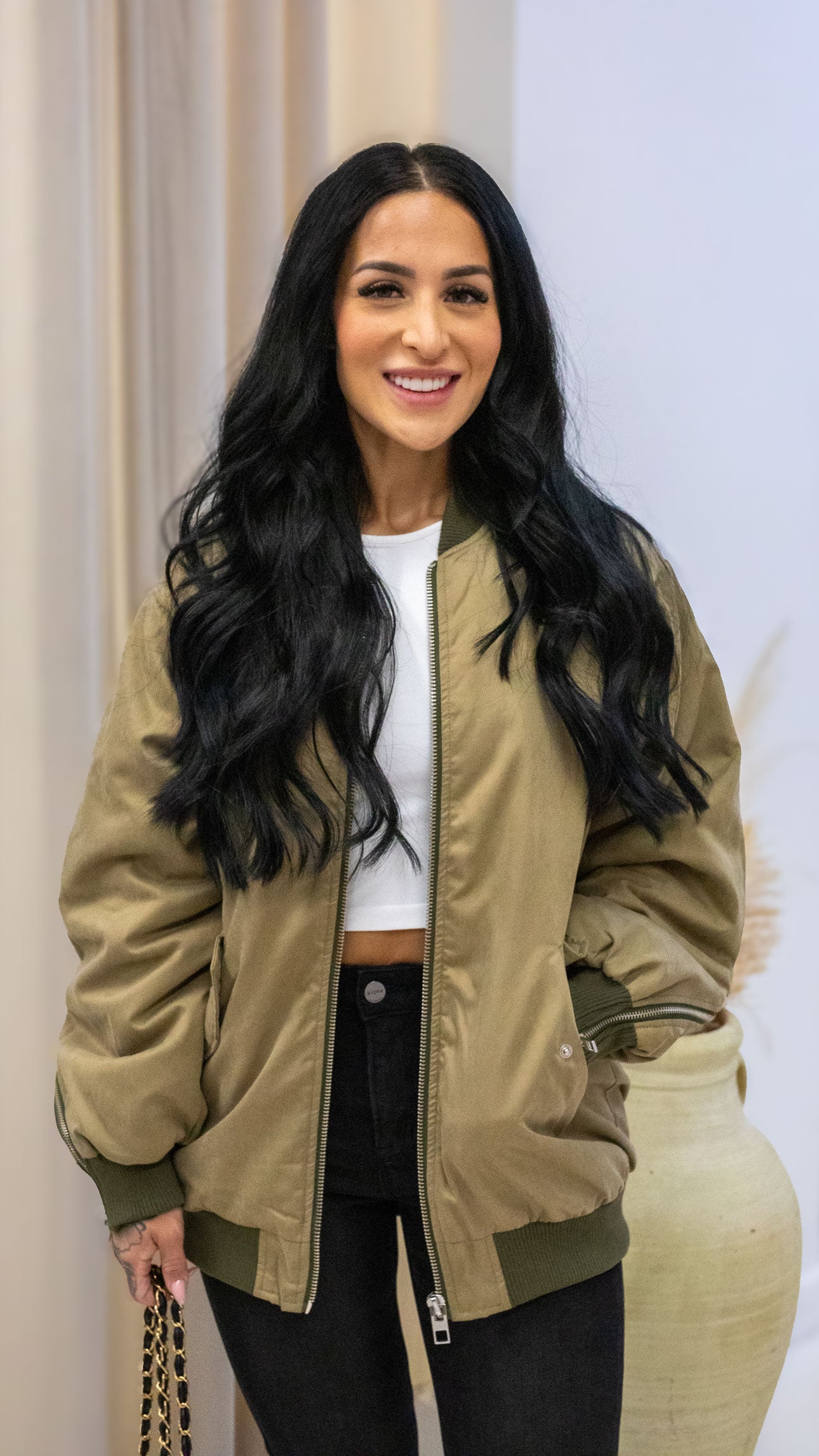 HYFVE GREEN BOMBER JACKET