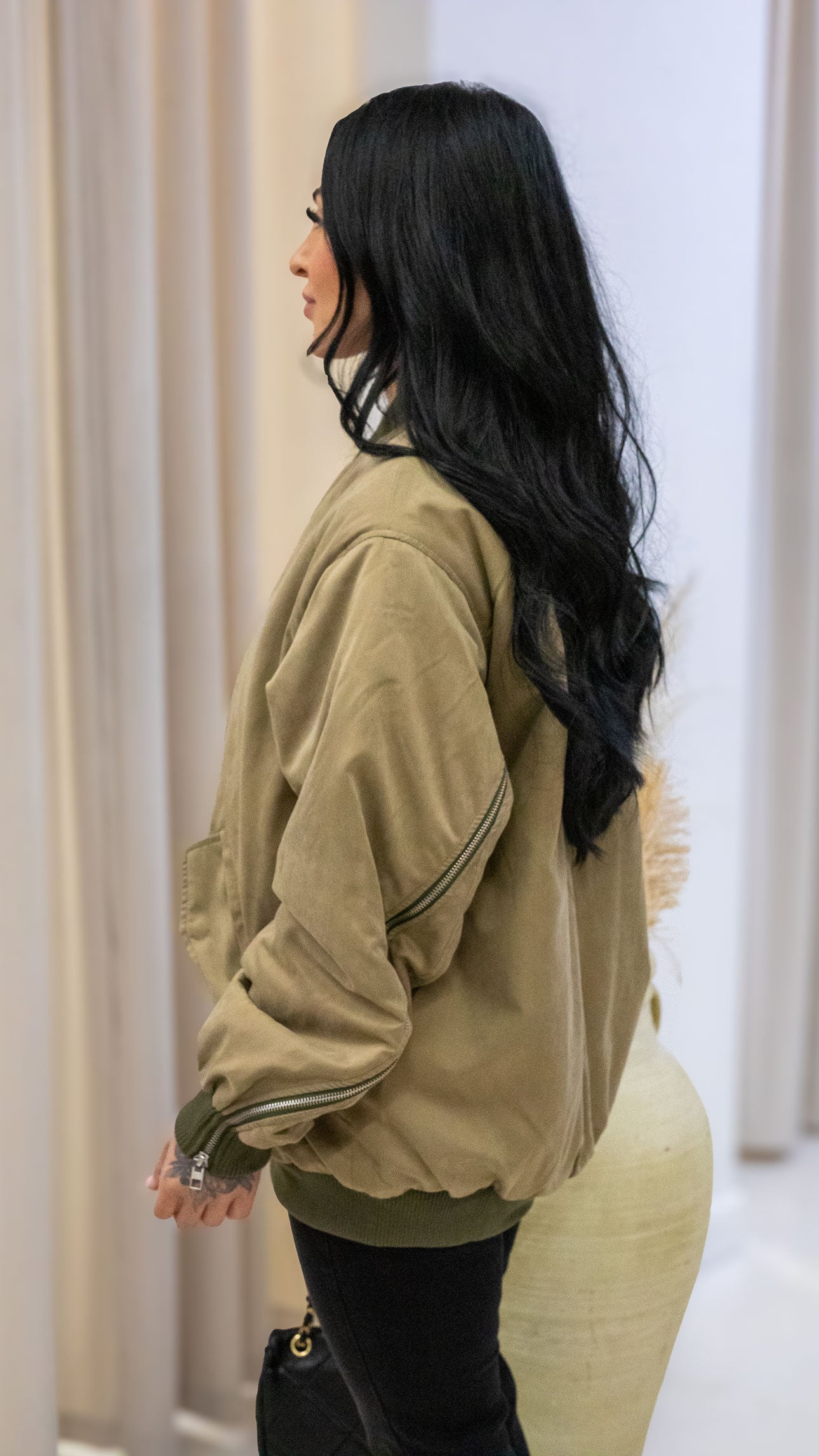 HYFVE GREEN BOMBER JACKET