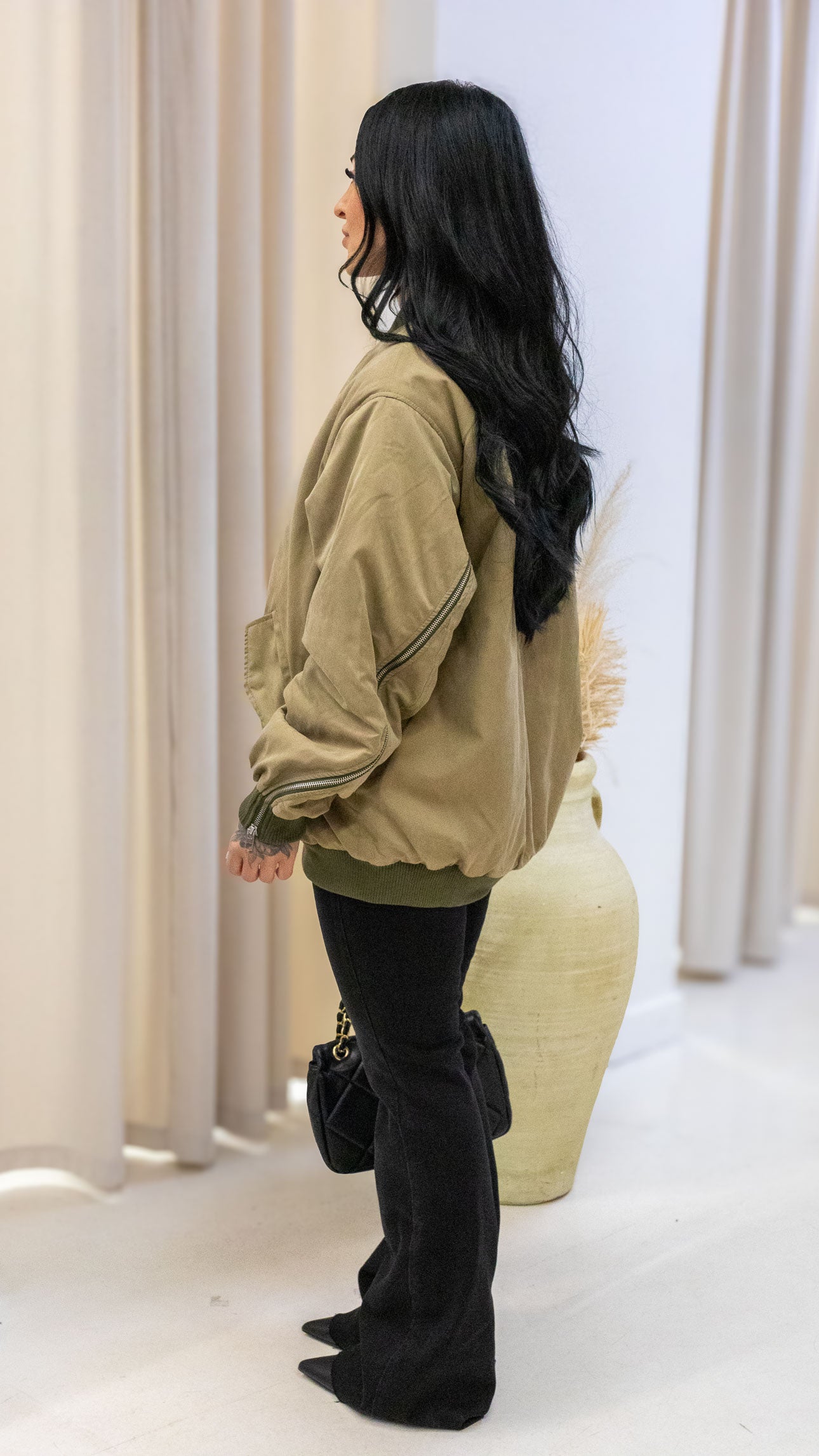 HYFVE GREEN BOMBER JACKET