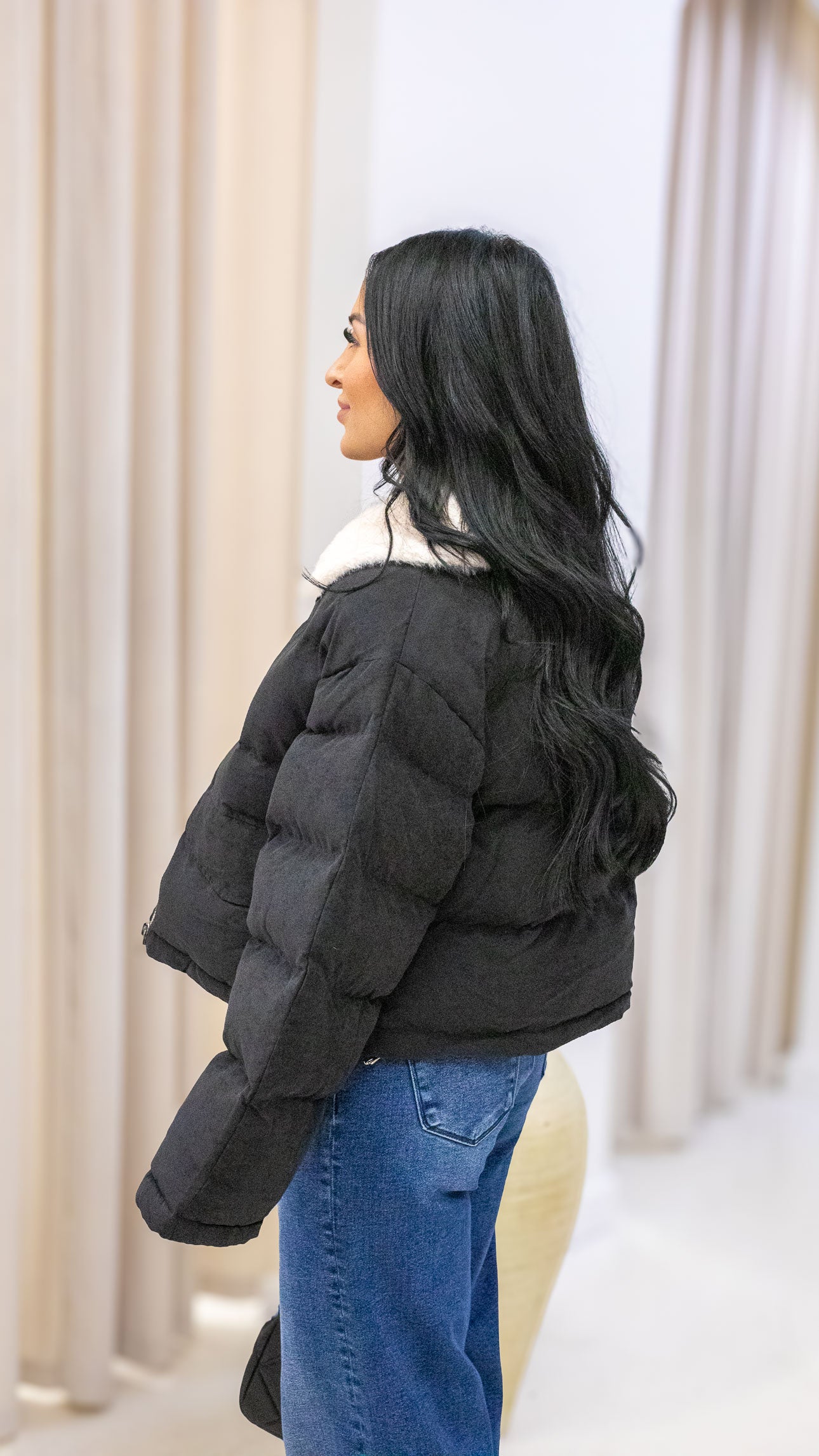 MONICA PUFFER COAT (BLACK)