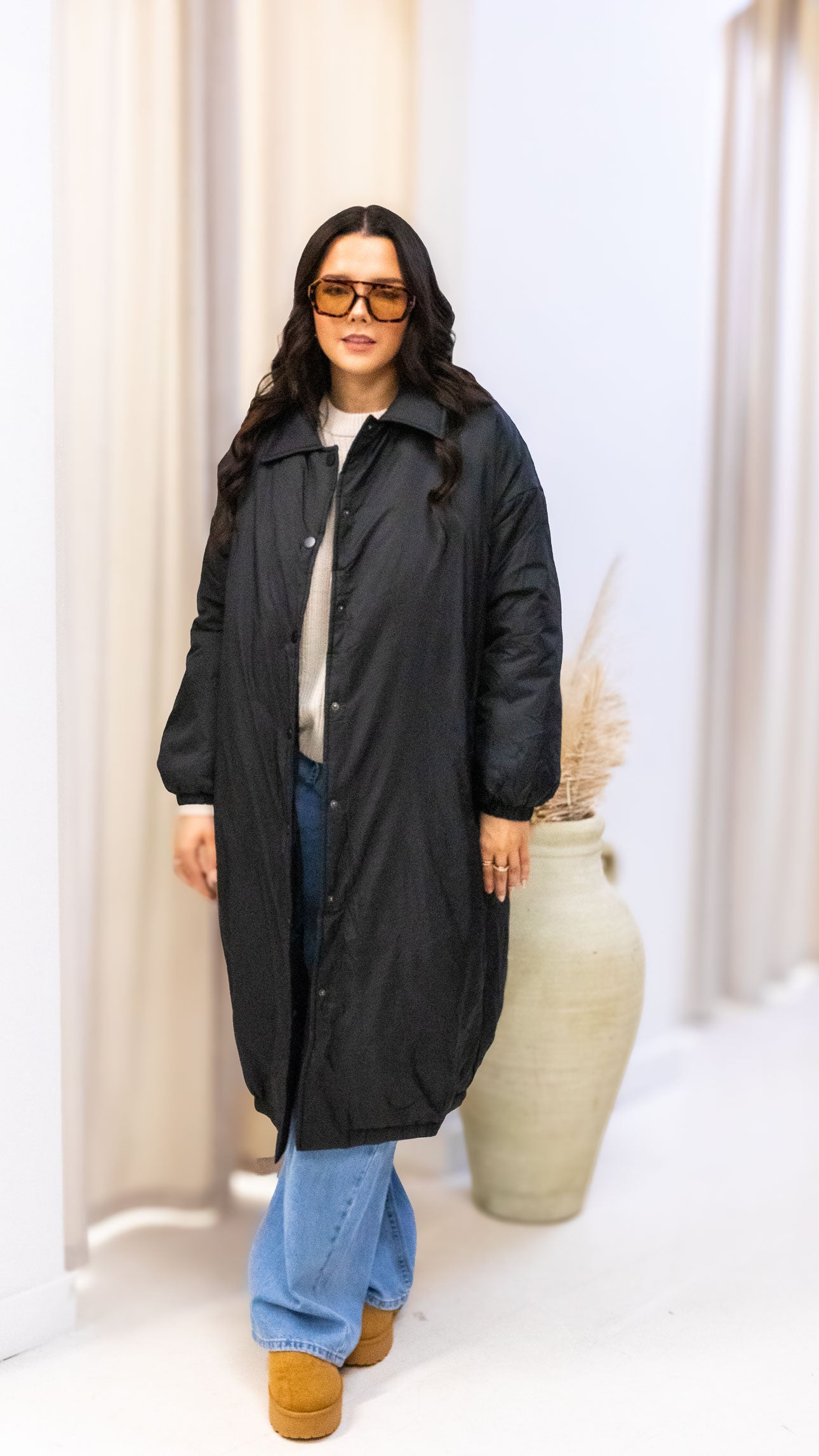 LONG COAT | BLACK