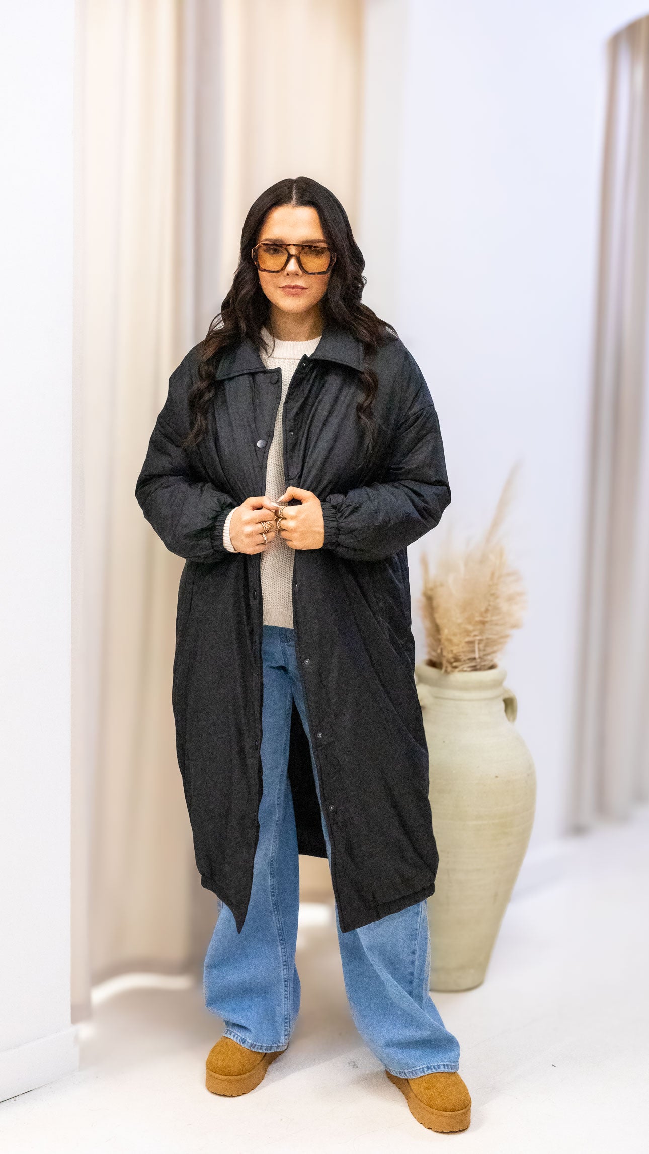 LONG COAT | BLACK
