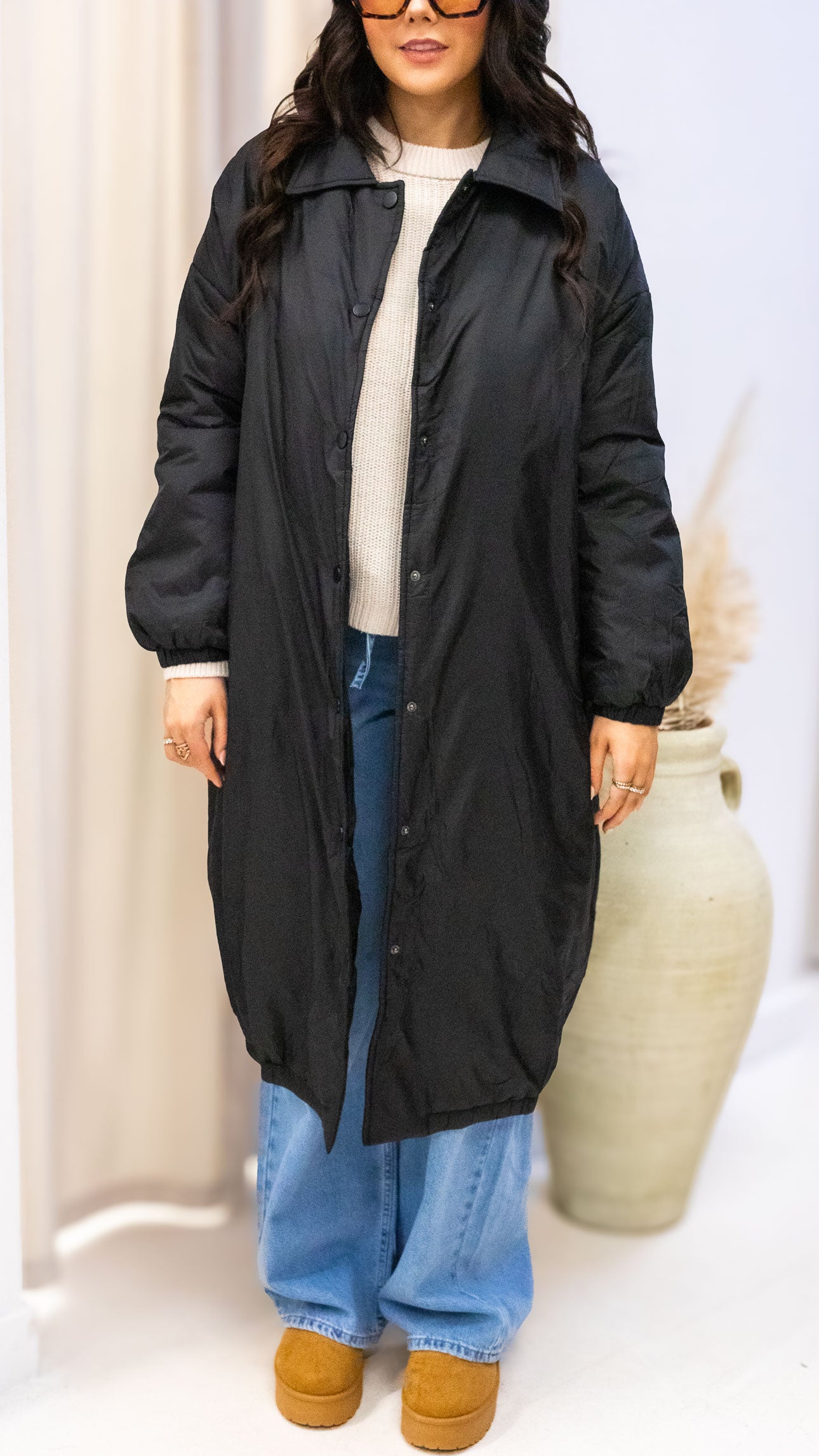 LONG COAT | BLACK