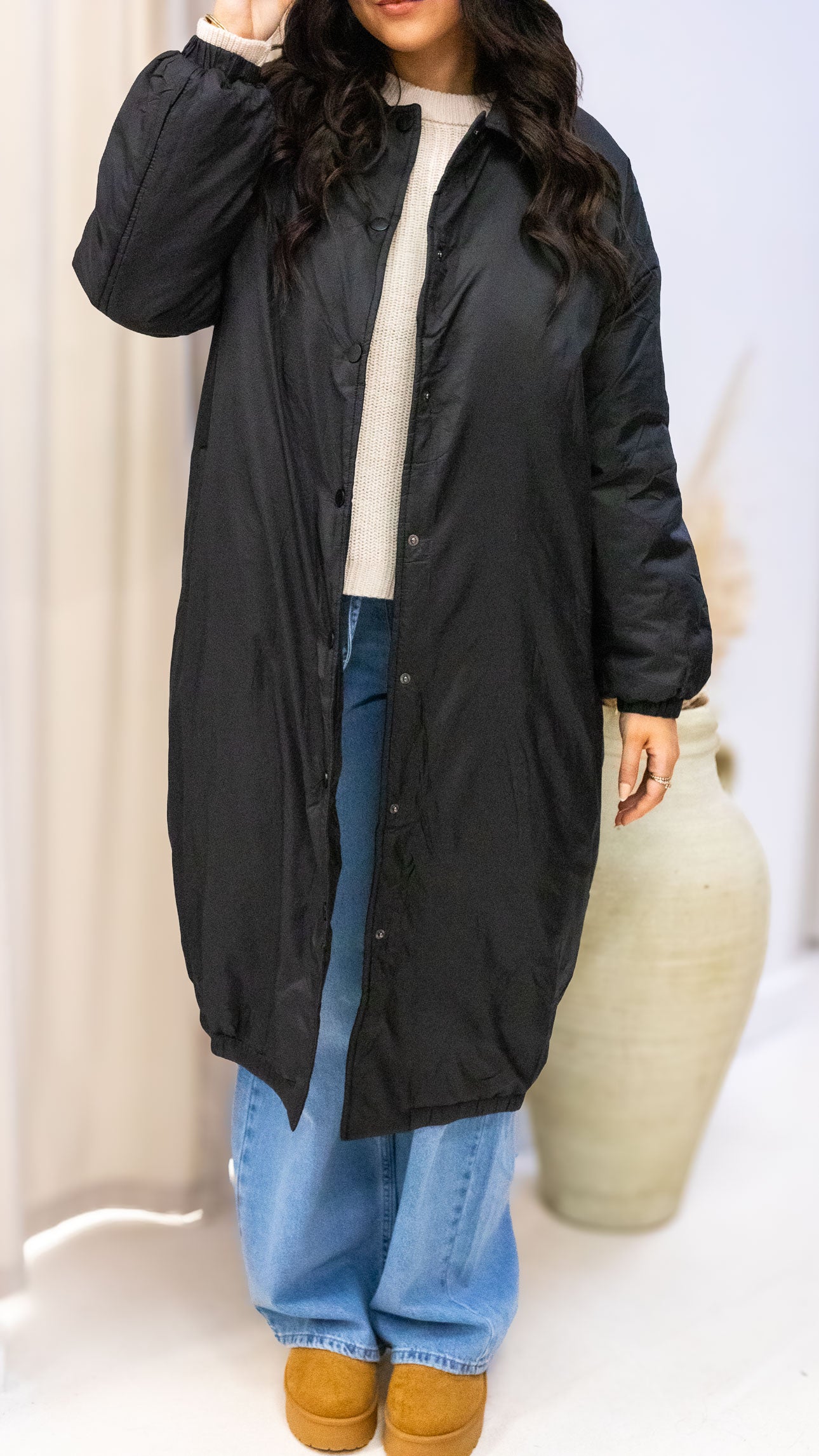 LONG COAT | BLACK