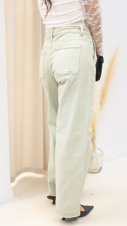 SAGE TUMMY CONTROL SLOUCHY ANKLE BAGGY PANTS