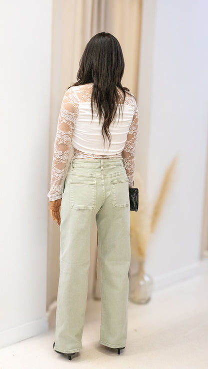 SAGE TUMMY CONTROL SLOUCHY ANKLE BAGGY PANTS