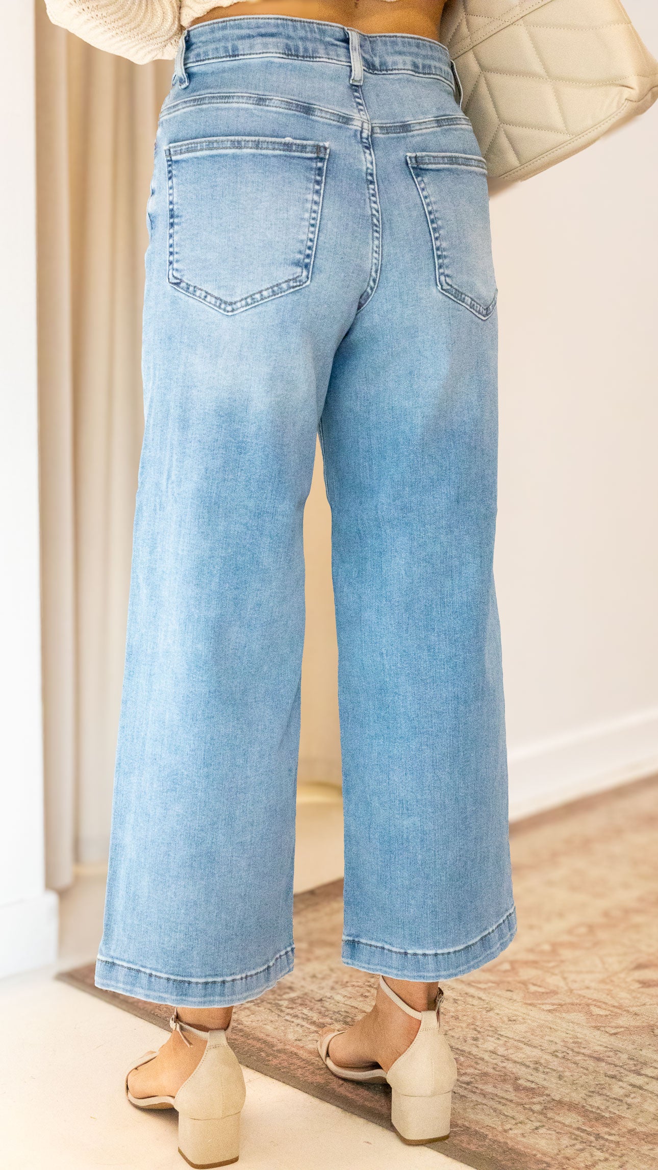 ONLMADISON BLUSH HW CP WD DNM CRO371NOOS | ONLY