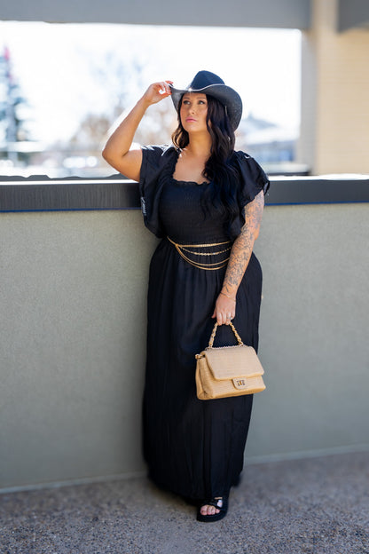 NEW RILEY MAXI DRESS (BLACK)